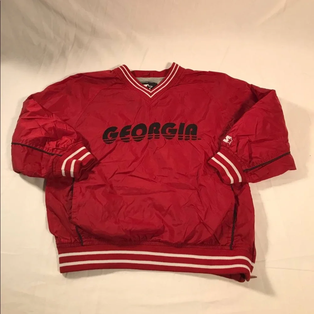 Kids’ Starter Georgia Bulldogs Pullover Jacket Size Small - Picture 1 of 6
